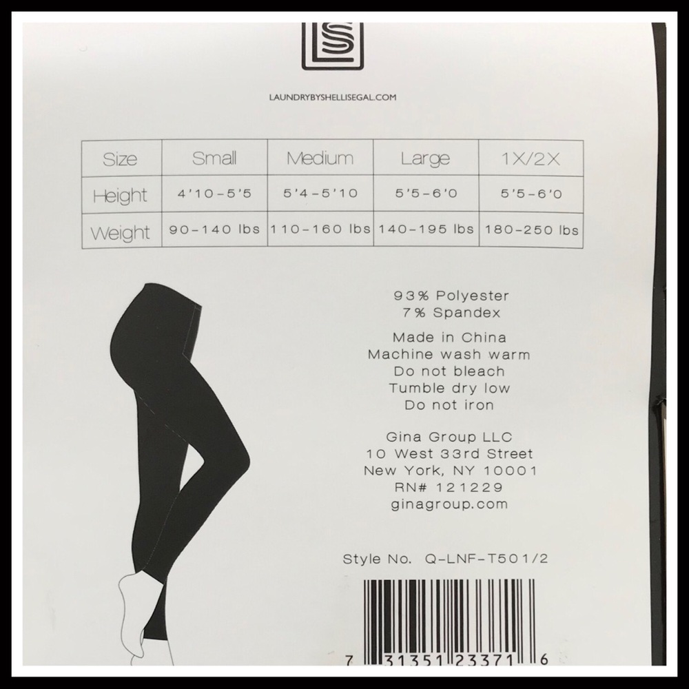 2 BLACK FLEECE LINED LEGGINGS TIGHTS A3C - Picture 14 of 15
